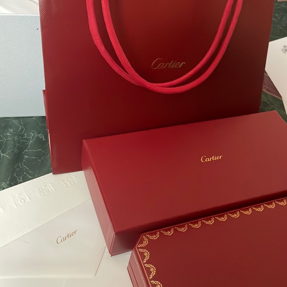 Authentic Cartier Boxes and Accessories